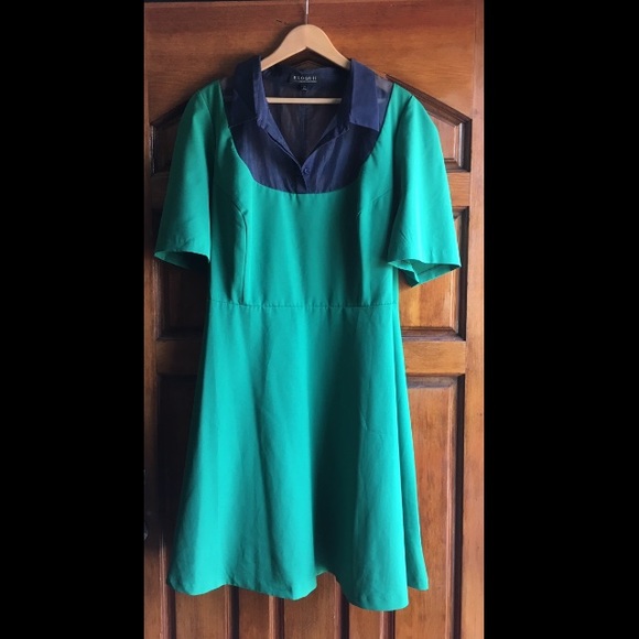 Eloquii Dresses & Skirts - blue and green dress Eloquii Dresses & Skirts - blue and green dress